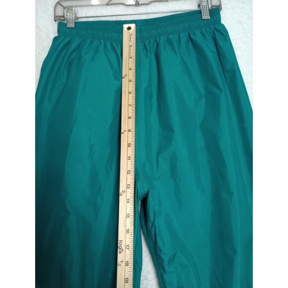 Vintage L.L. Bean Stowaway Rainwear GORE-TEX Teal Rain Pants 2468 Men's Medium - Picture 5 of 12